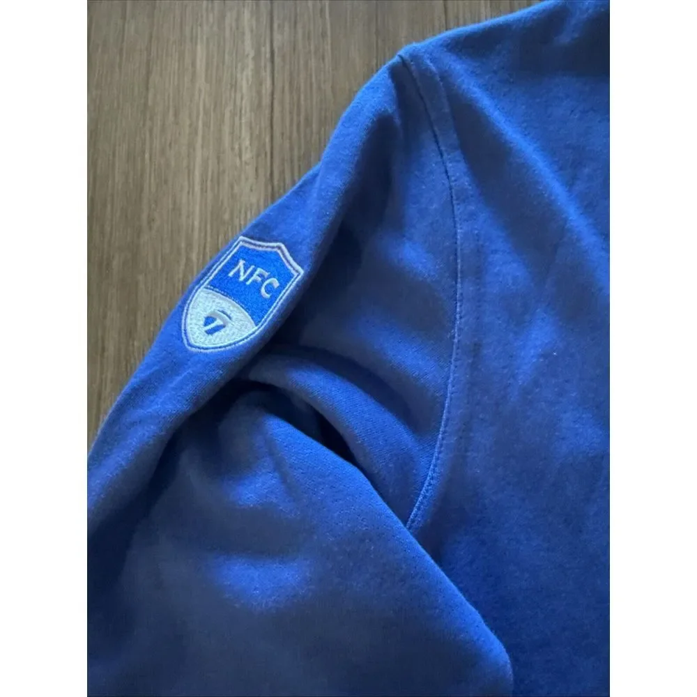 PETER MILLAR Crown Confort‎ TaylorMade Logo Sz Small Quarter-Zip Blue Color NFC